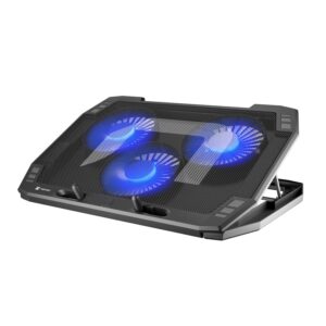NATEC Oriole Laptop Cooling Pad 15.6″-17.3″ with 3 Fans, LED & 2x USB Ports (NPL-1926) (NTCNPL-1926)