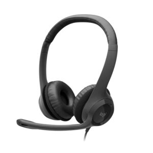LOGITECH Headset Wired H390 – USB Type C – Graphite