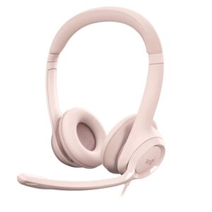 LOGITECH Headset Wired H390 – USB Type A – Rose
