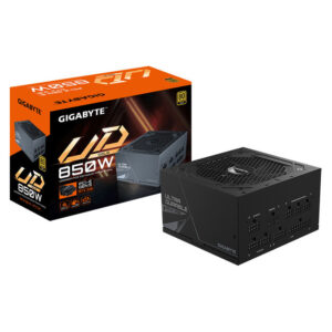 GIGABYTE Power Supply 850W Ultra Durable Fully Modular 80+Plus GOLD Main Japanese capacitors