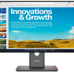 LENOVO Monitor ThinkVision P24QD-40 23.8” QHD IPS, HDMi, Display Port, Height adjustable, 3YearsW
