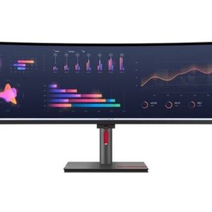 LENOVO Monitor ThinkVision P49w-30 49” Dual QHD IPS, Curved,RJ45, HDMI, USB-C, Thunderbolt, Display Port, Height adjustable, 3YearsW