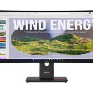 LENOVO Monitor ThinkVision T34WD-40 34” WQHD VA, Curved, RJ45, HDMI, USB-C, Display Port,  Height adjustable, 3YearsW