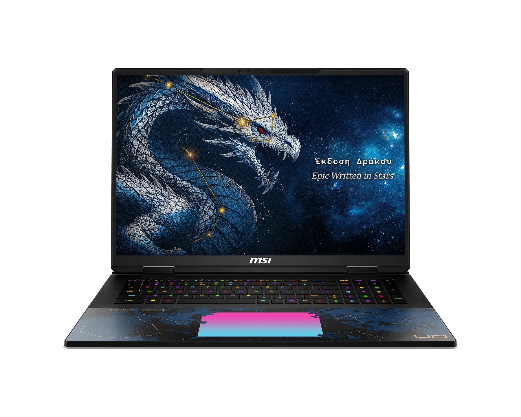 MSI Laptop Titan 18 HX Dragon Edition Draco Epic A2WJ 18” UHD+ MiniLED 120Hz/U9-290HX/64GB/2*2TB SSD NVMe/NVidia GeForce RTX 5090 24GB/Win 11 Pro/2Y/Dragon Edition Draco Epic