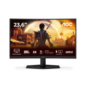 AOC C24G42E Curved FHD Gaming Monitor 24” with Speakers (C24G42E) (AOCC24G42E)
