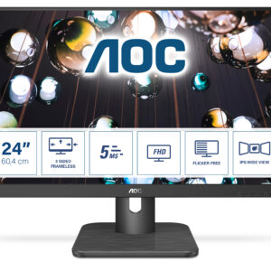 AOC 24E1Q FHD IPS Monitor 24″ with speakers (24E1Q) (AOC24E1Q)
