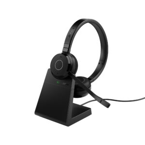 JABRA Evolve 65 TE Wireless Stereo Headset MS Link 390a USB-A with Charging Stand Black (6699-833-399) (JAB6699-833-399)